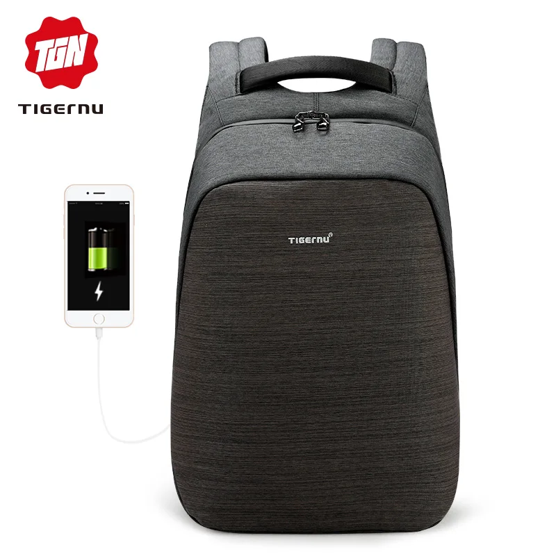 Tigernu T-B3351 manufacturer notebook back pack anti theft usb smart laptop backpack bag with usb charger port