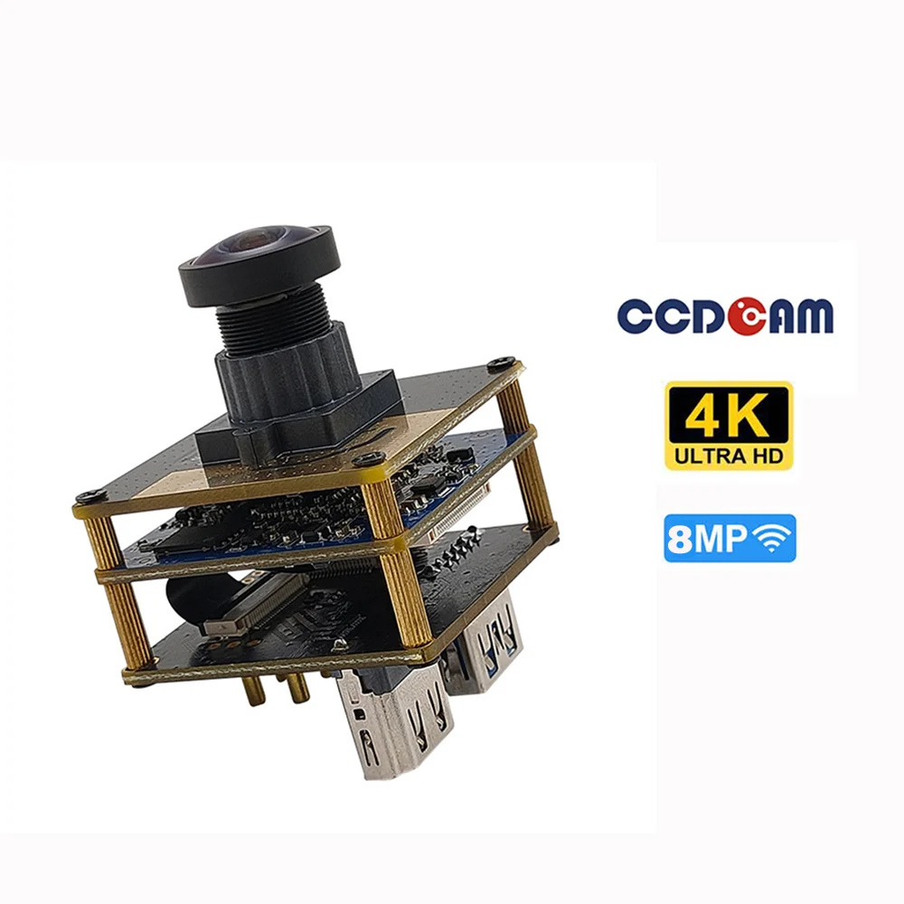 Custom 8mp 4K 30FPS Full HD USB3.0 IMX415 Drone Camera Module Support UVC Protocol For HDMI Live Streaming Videoconference