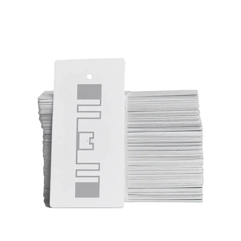 Premium RFID NFC Chip Clothing Hangtag Custom NFC Uhf Hang Tag Garment Labels For Easy Item Identification And Tracking