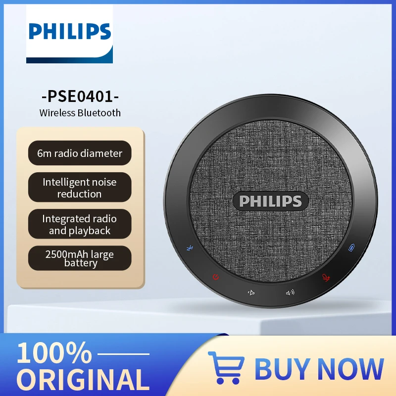 Philips originalmeeter настольный микрофон для конференц-связи беспроводной Bluetooth мультисоединение 5 метров PSE0401
