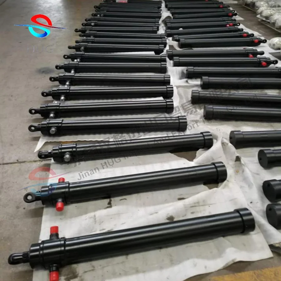 China supplier agricultural machinery trailer lift telescopic hydraulic cylinder