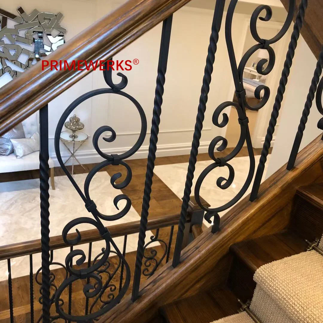 PRIMEWERKS China Hollow Tube Indoor Stair Wrought Iron Powder Coated Balusters Usa Canada Market