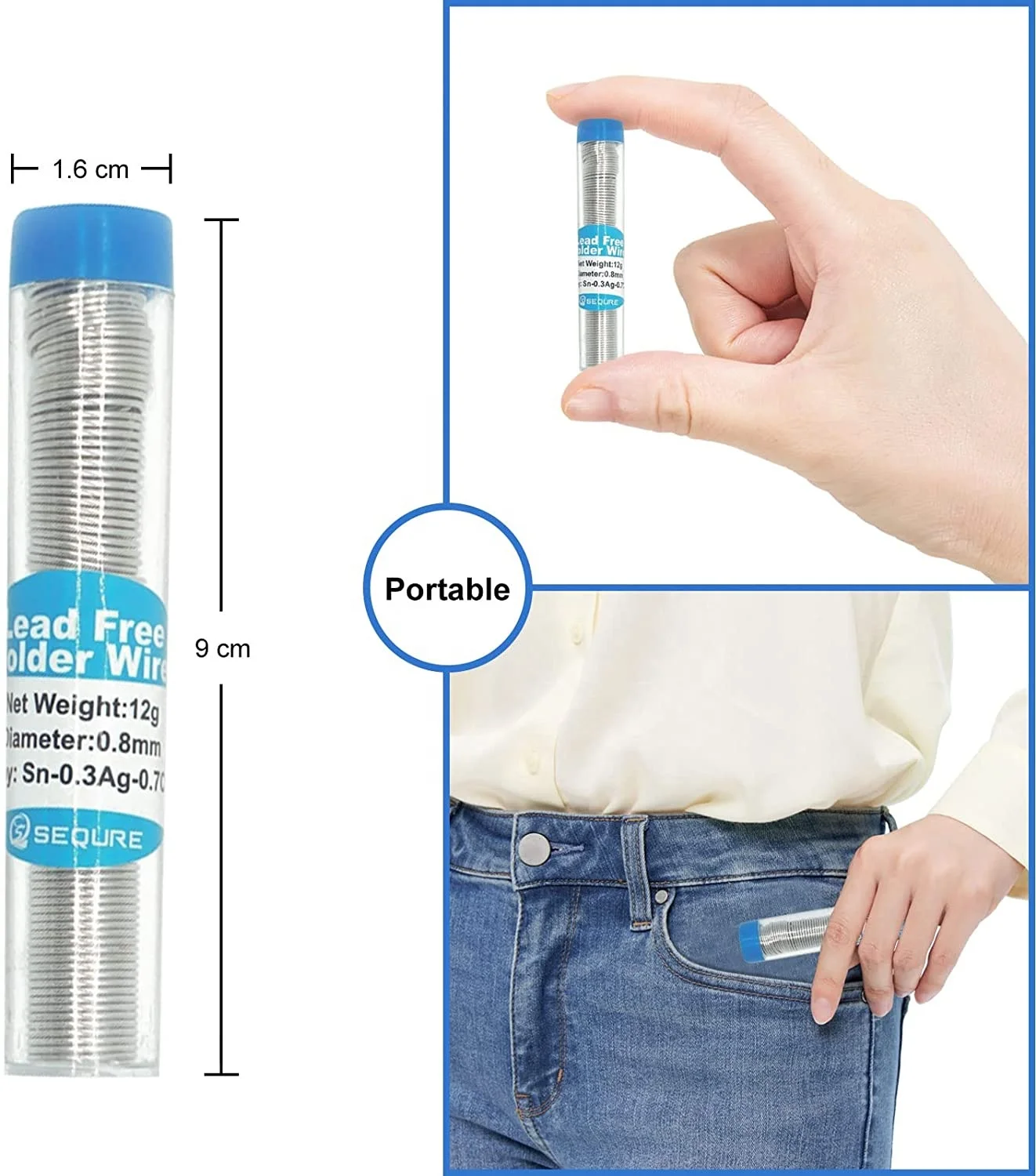 Factory Direct Supplier 0.8Mm Diameter High Purity Good Melting Tin Lead Solder Wire
