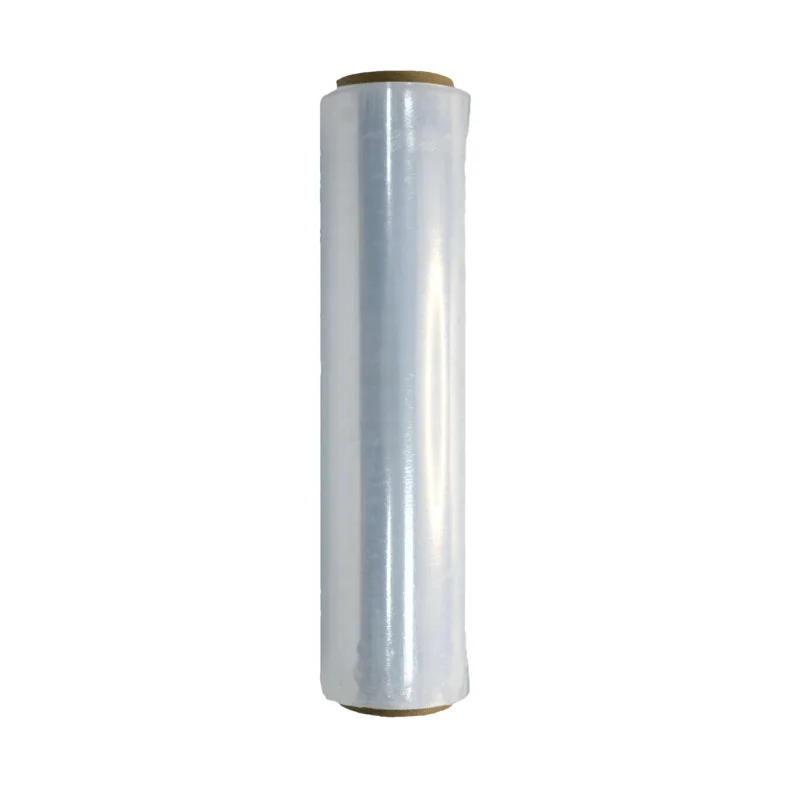 Factory Direct Sale Wrapping Stretch Film Black 50 Cm Pe 25mic Roll 500mm Pallet 40cm Wide 17 Microns 400m With High Quality
