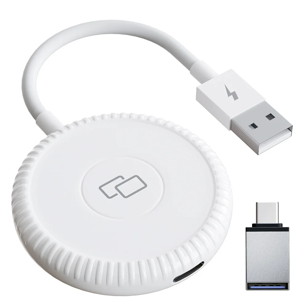 Carplay to car Mirror Adapter Wired Carplay Mirror Dongle i-Phone to Car Display for factory wired car play Mirroring converter