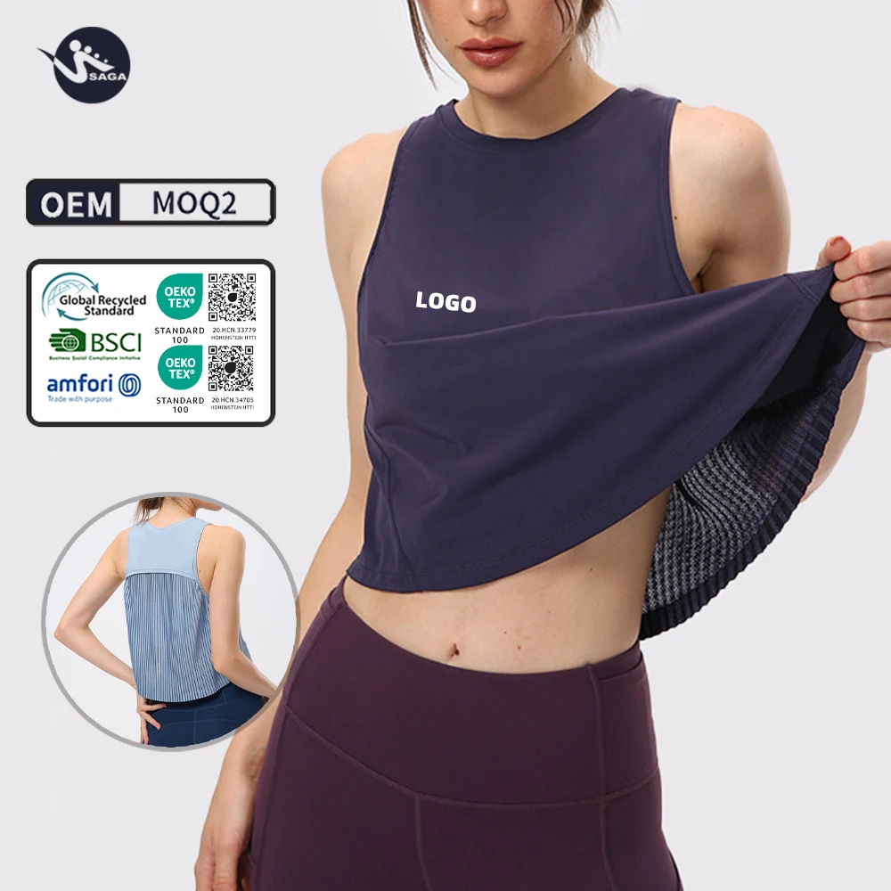 Women Gym Athletic Yoga Tops Sleeveless Activewear Singlet Workout Tank Tops Racerback Sports Shirts Running Vest