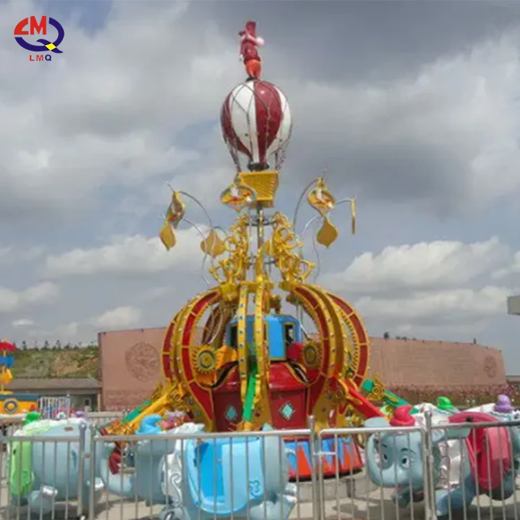 Limeiqi Play Amusement Equipment  Kids Rides Outdoor Indoor Playground Flying Elephant