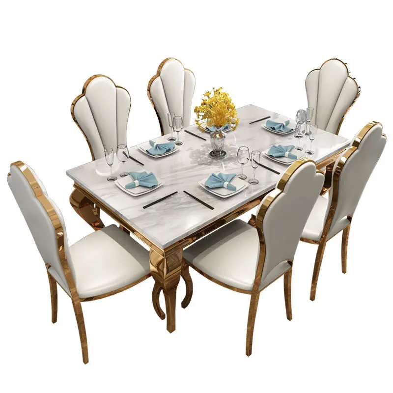 Hot selling modern banquet wedding events tables chairs competitive price event dining table chair set