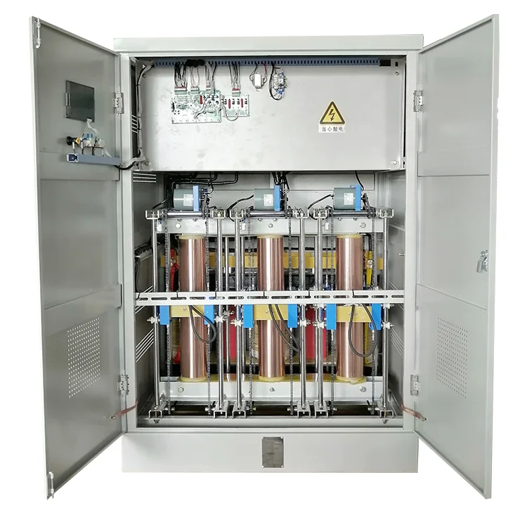 Медный SBW-F-250KVA трехфазный с отдельными правилами полный AC Авто Компенсация специально регулятор напряжения генератора AVR