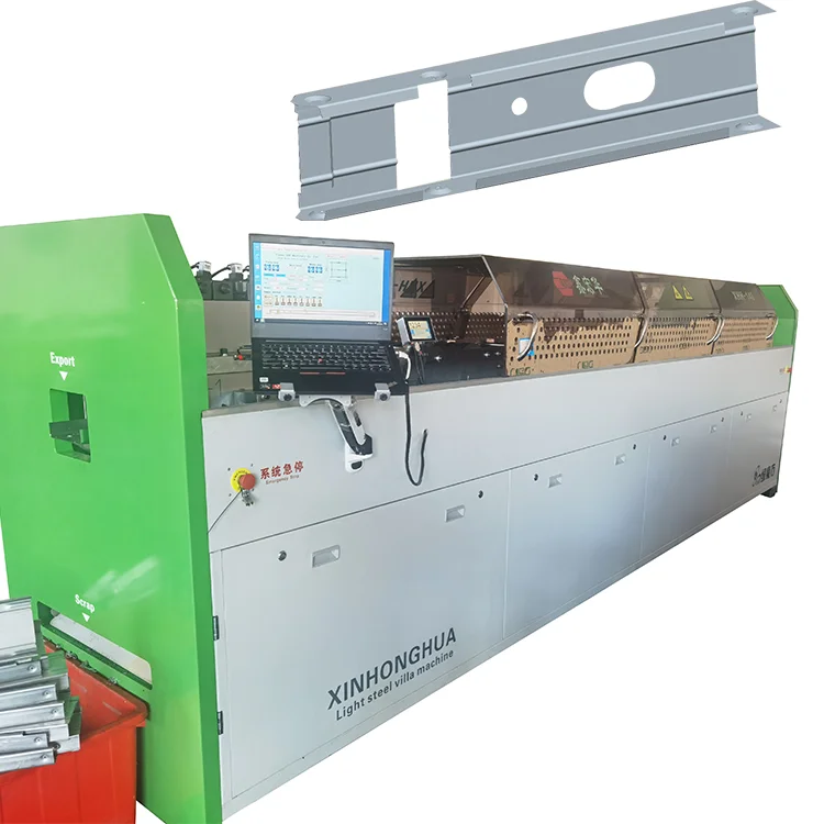 New Design C140 Vertex Bd Light Keel Villa Making Machinery Steel House Frame Roll Forming Machine for House Building