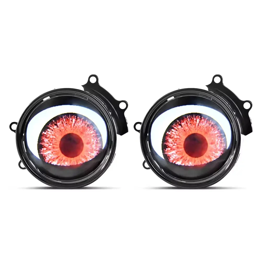 3 inch  Car Led Headlight LED Angel Eye Devil Eye LENS