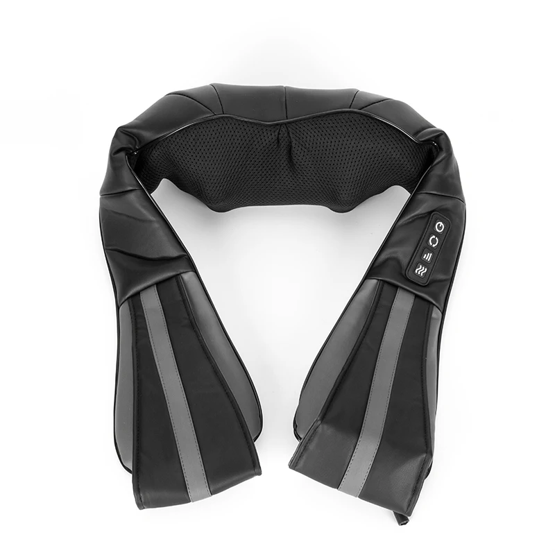 
Latest design portable shiatsu kneading health care electric back neck and shoulder massager with heat 