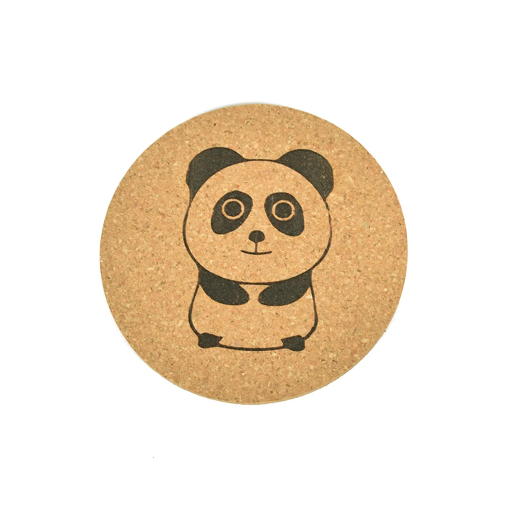 High Quality Custom Design Drinks Absorbent Reusable Cup Cork Coasters For Drinks