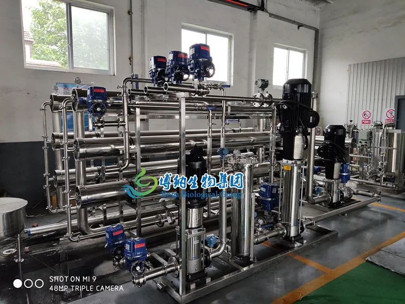 Phytase membrane separation system concentration membrane system