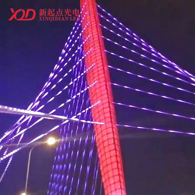 IP67 Outdoor Waterproof & Dust - proof XQD DMX512 0.72W 12V RGB LED Pixel Point Light - Perfect for Christmas and Holiday Decor
