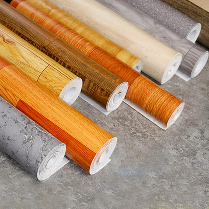 Waterproof 0.6mm-1.5mm Thick Pvc Sponge Flooring Parquet Leather Soft Covering Roll Plastic Vinyl Floor Carpet