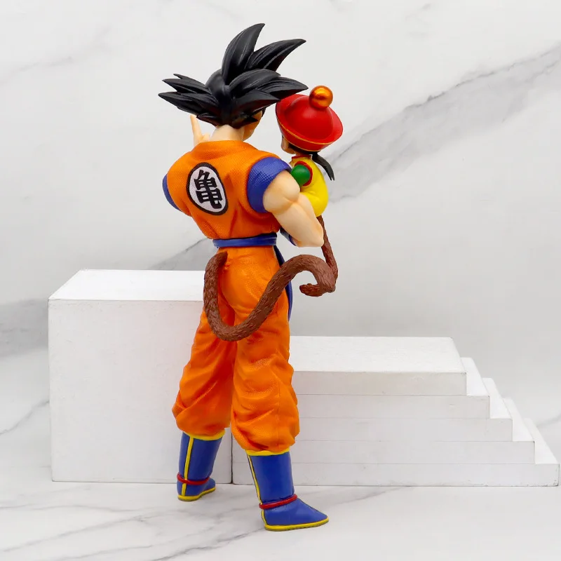 Zealed Newest 30cm Dragonballs Z Japanese Anime GK DBZ Goku Gohan Father and Son Action Figure PVC Model Toy For Gifts