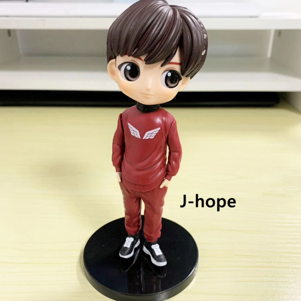7pcs Korea Kawaii KPOP star TOP group PVC doll toy cute bulletproof boy group A.R.M.Y action doll girl gift