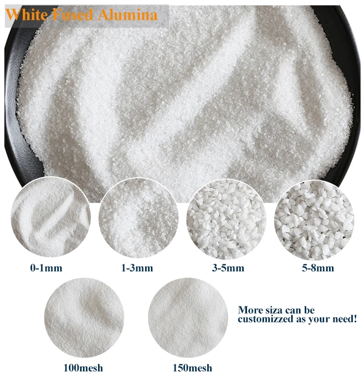 Best Price WFA Corundum Sand White Aluminum Oxide Sandblasting Powder Price