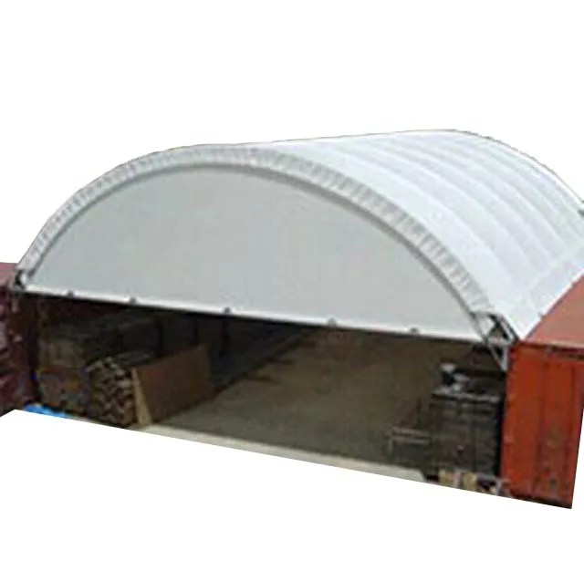 33x40x12 ft W10xL12x3.6m factory direct low cost steel frame dome shipping container tent