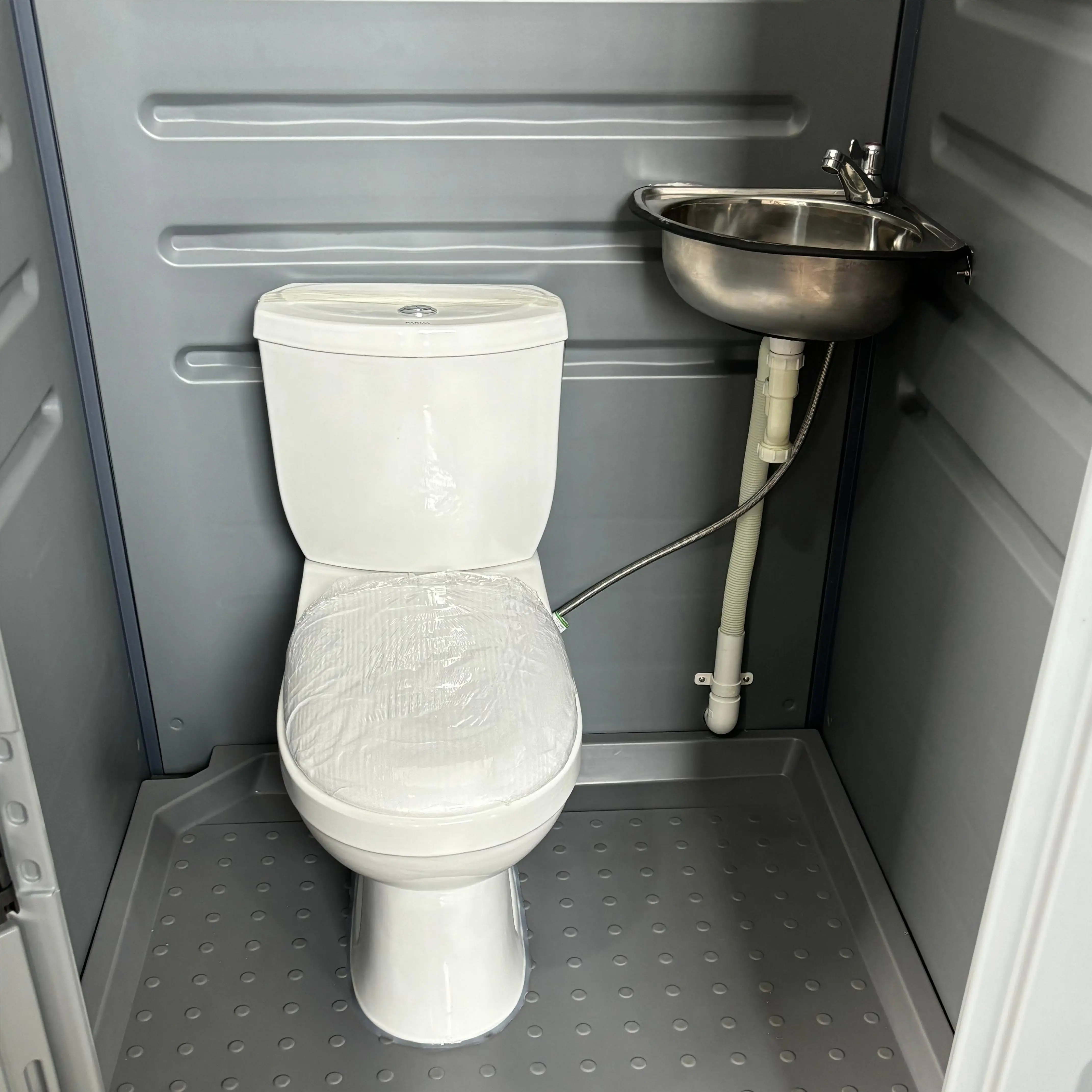 Portable Shower and Toilet Cabin Combo Sewer Connect