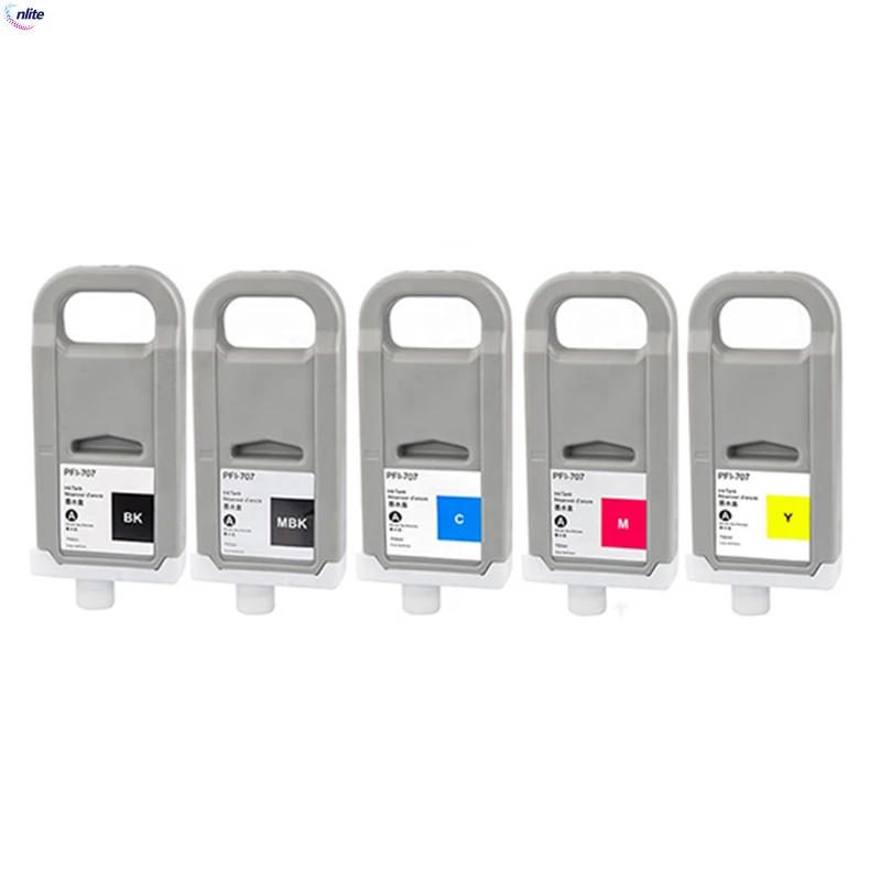 PFI-707 совместимый чернильный картридж PFI 707 Замена для Canon PFI707 700 мл iPF830 iPF840 iPF850 принтеры