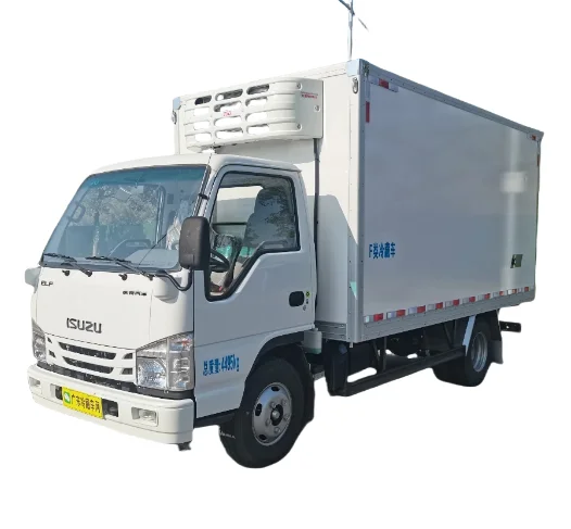 China ISUZU 100P 3 ton 5Tons Refrigerator Van Truck Drive Euro 5 Refrigerated Trucks For Frozen Food
