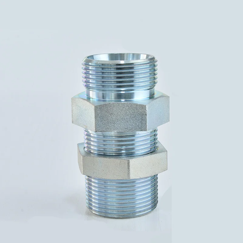 Factory sell Carbon steel  MALE metricThread Hydraulic Hose Straight Adapter Fittings 1. Type:straight fitting; 2. Thread:metric