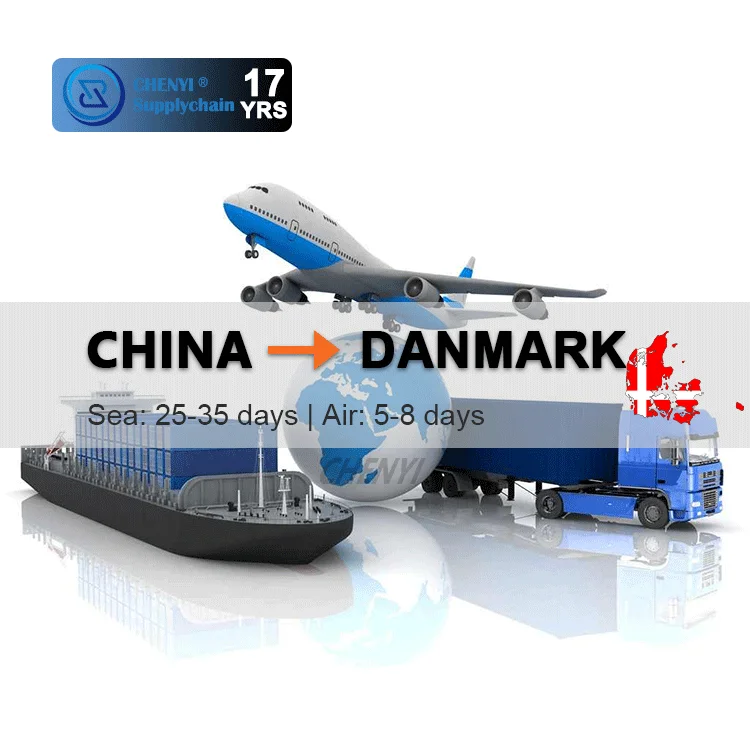 Fast DDP Logistics Service Sea Air Freight Forwarder Shipping Agent From China To Denmark