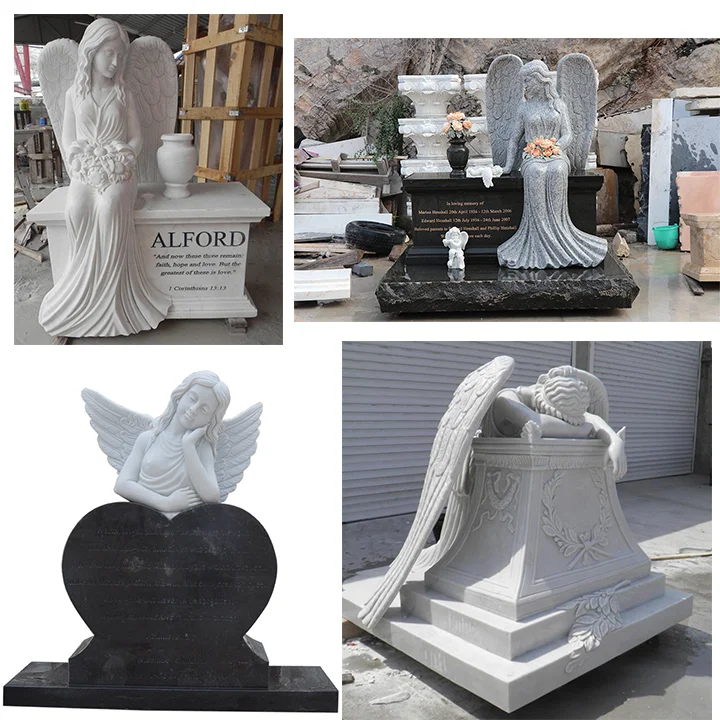 Tombstone Granite Black Marble Tombstone Engraving Monument Sacrificial Ancestral Temple Stone Carving Custom-made
