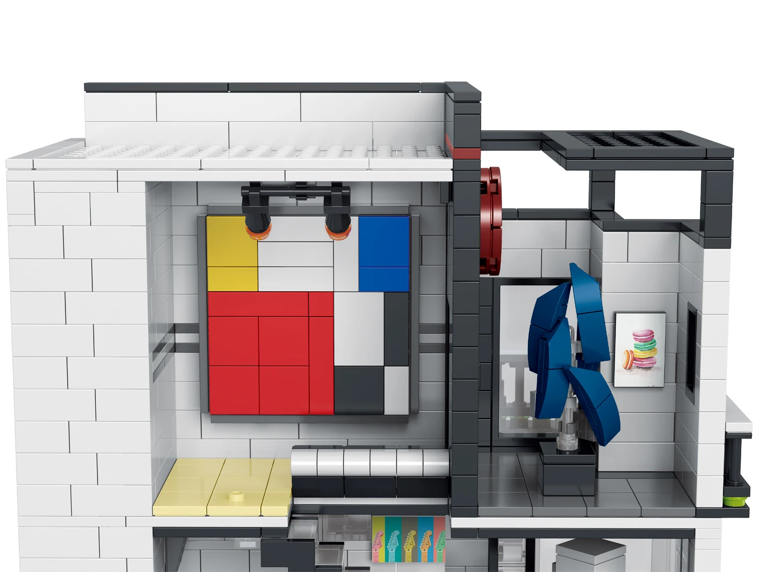 3625pcs Streetview Building Blocks Set Art Gallery Showcase Model Diy Toys Children Building Block Sets