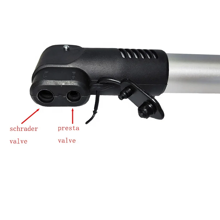 Aluminium Alloy Bicycle Mini Hand Pump Portable Bike air Pump With Schrader and Presta valve