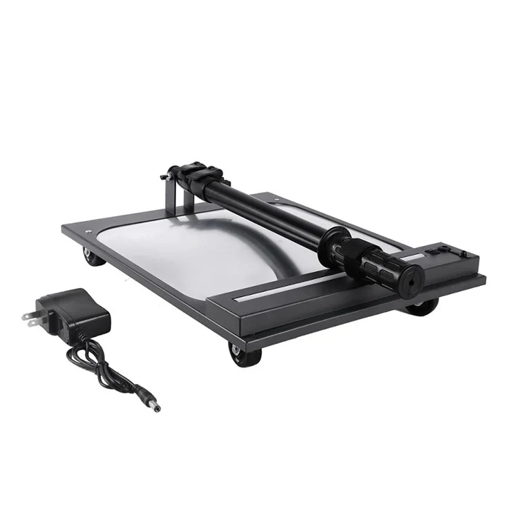 Portable car inspection mirror  with LED lights for safety