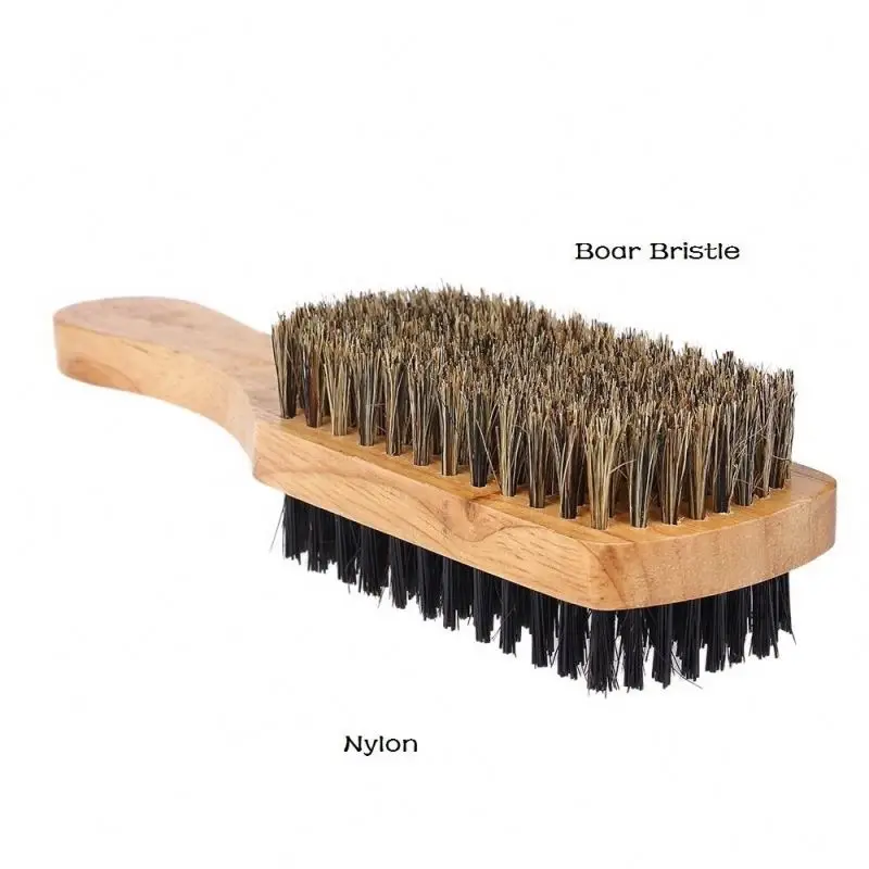 Bright Bristle Brush Pig Hair Strip On Sale With Handle Boar Strap Garment Set Club Medium Few Bristles Horse Black Cut Pad