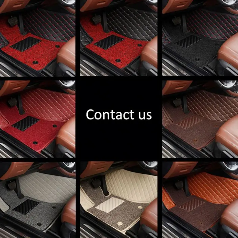 Best selling all seasons weather protection pvc leather custom floor car mats for honda CRV