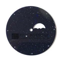 Циферблат часов под заказ, циферблат часов из голубого песка 38 мм