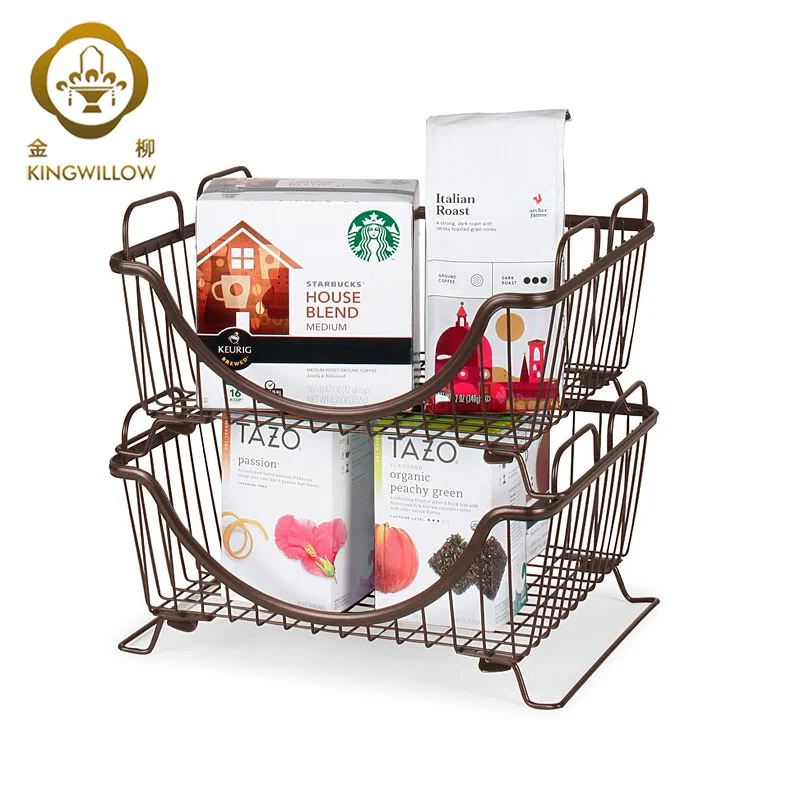 Yanyi Farmhouse Storage Basket Metal Crafts Fruit Basket Wire Other Metal Furniture