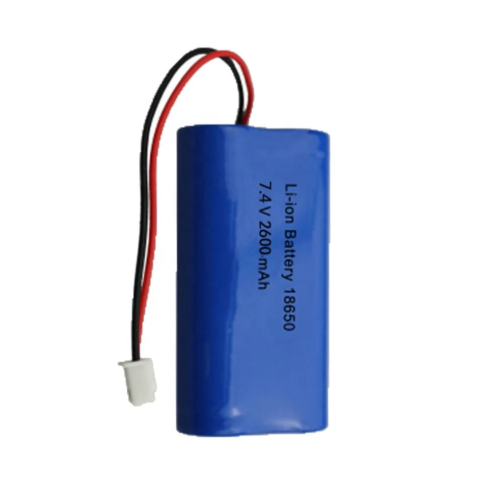 lithium ion 18650 7.4v 2600mAh 2200mAh 2s1p battery packs 18650 li ion battery 2600mah lithium ion battery 7.4v
