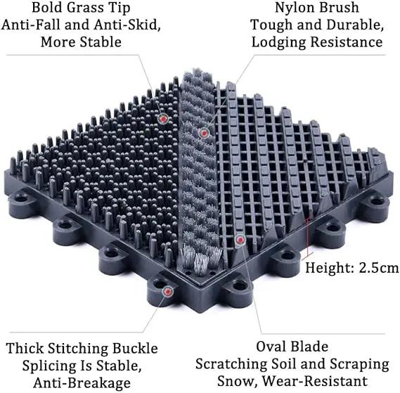 Manufacturers Top Quality EVA Modular Brush Mat Interlocking Entrance Mat Staircase Mat Interlocking Floor Doormat