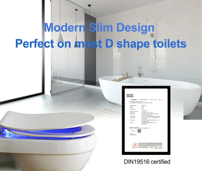 Buy European-style toilet seats for a universal bathroom toilet seat cushion