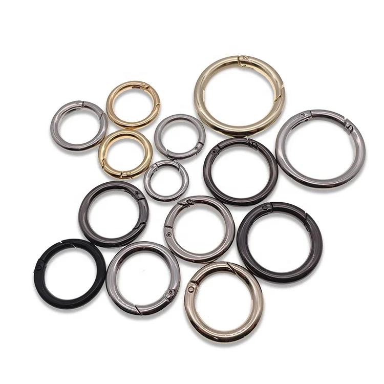 Multi-size Hot Sale Conchos Spring O Ring Snap Hook Leather Accessories for Bag Handles