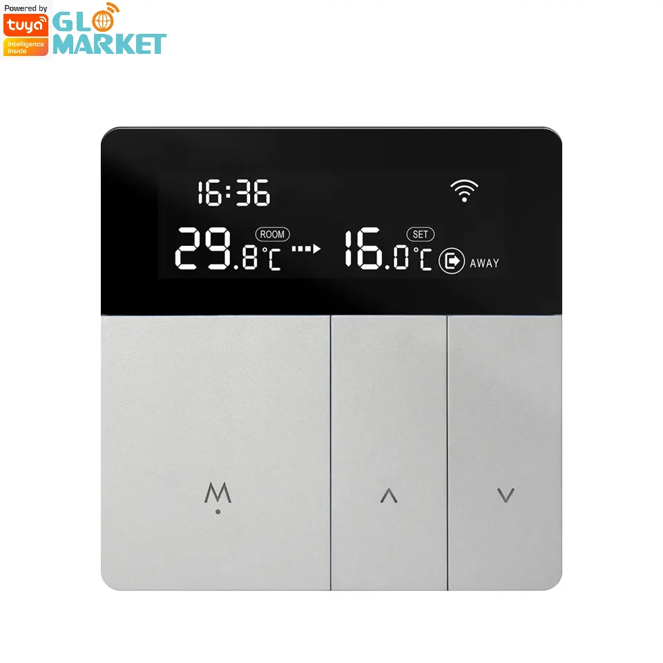 Intelligent Tuya Wifi Thermostat Remote Control Electric Floor Heating Switch Water Heating Wall-hanging Furnace Thermostat