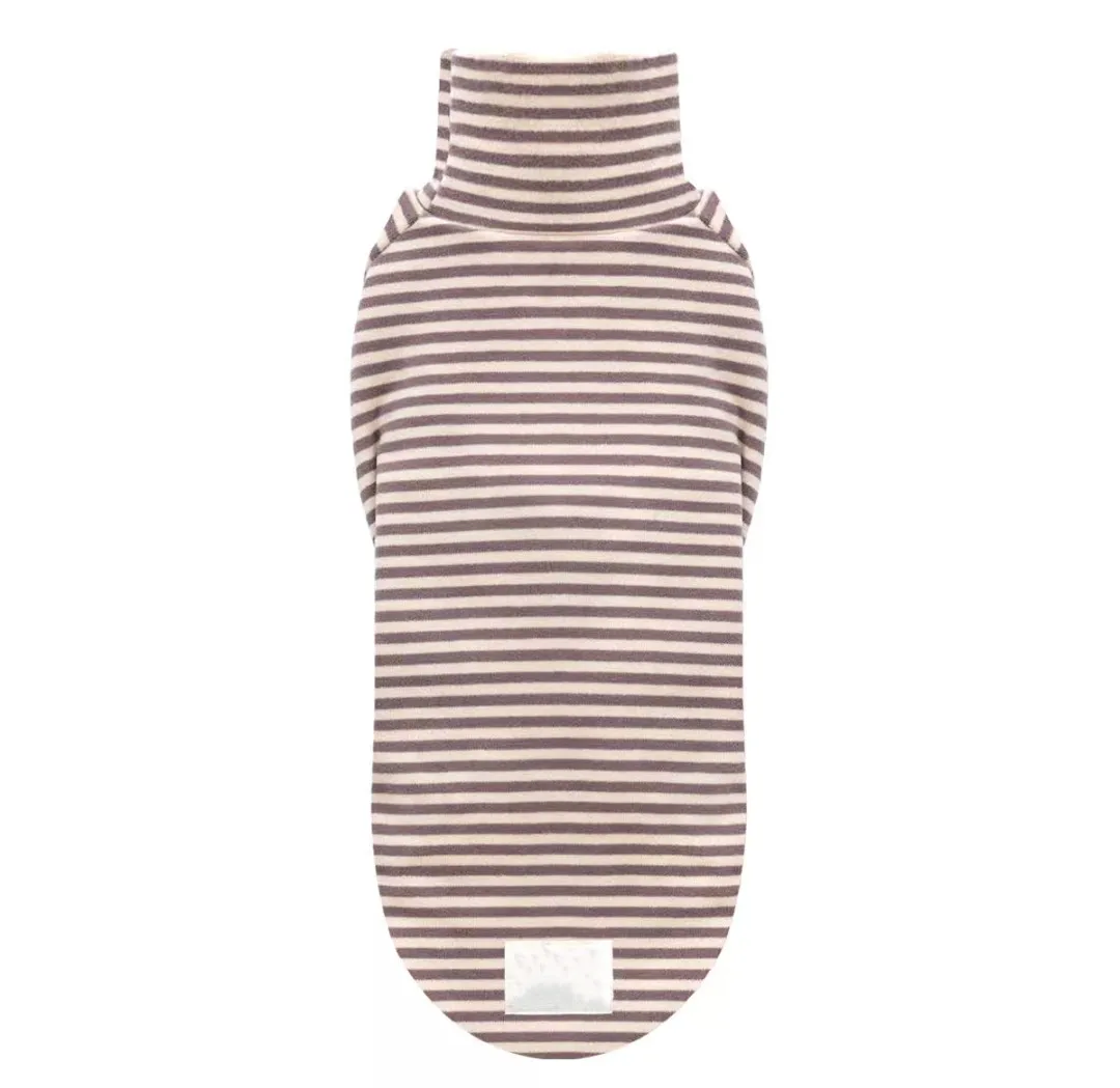 New Dog Light weight Soft Turtleneck clothes Warm Pet Vintage turtleneck sweater for small Large Dog