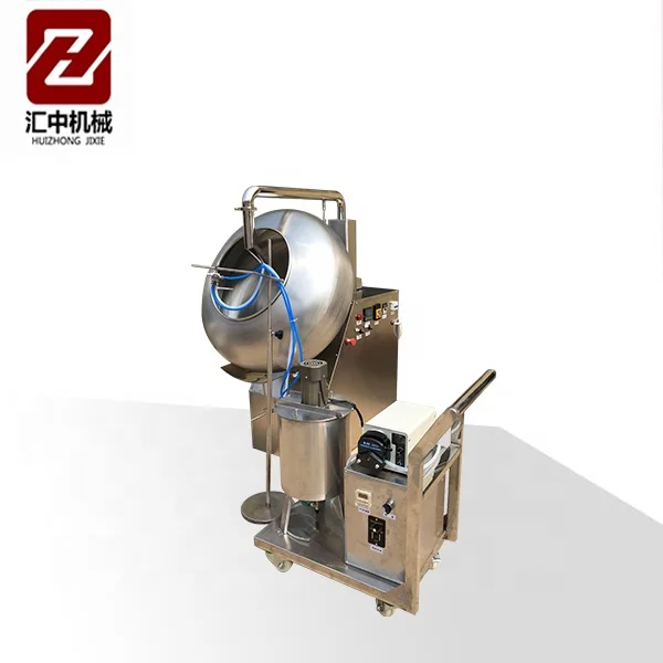 
big capacity automatic almond grape nut peanut chocolate coating equipment 