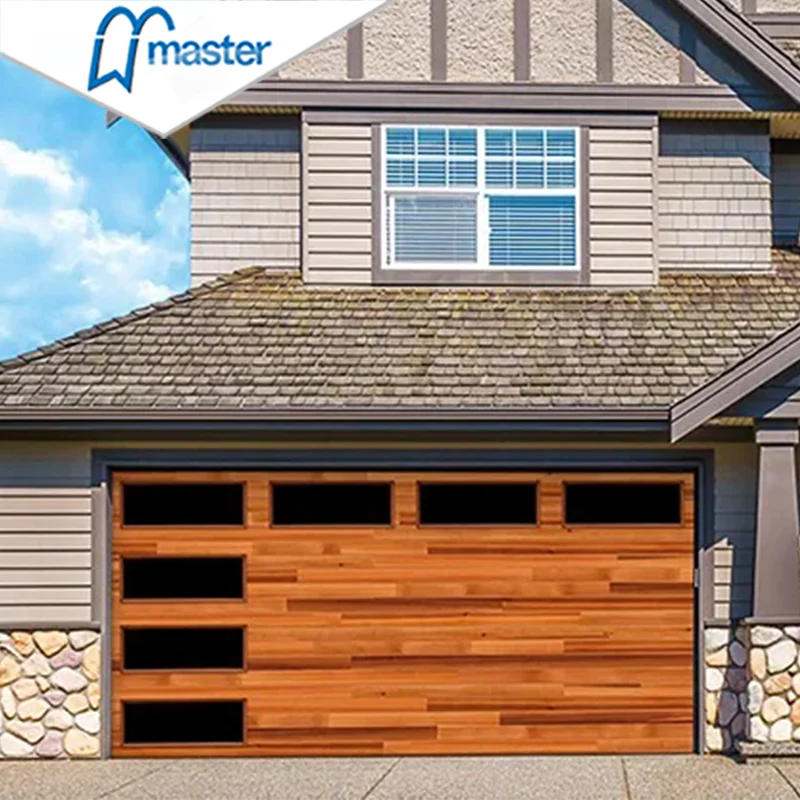 Professional Manufacturer Sandwich Construction Garage Door Sectional Overhead Garage Door