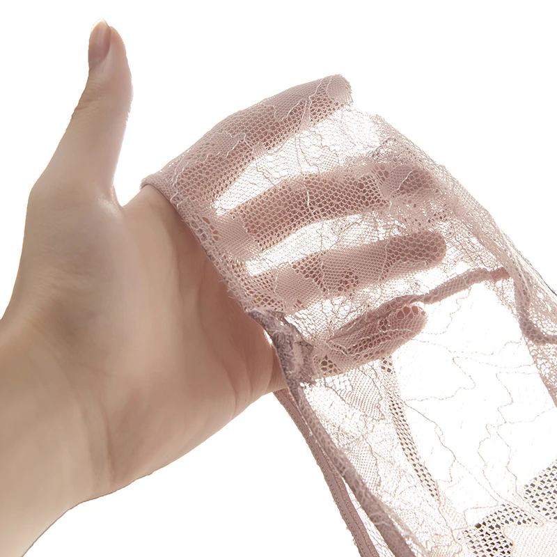 Classic women lace underwear sexy hollow out cotton crotch panties breathable mid waist ladies lingerie