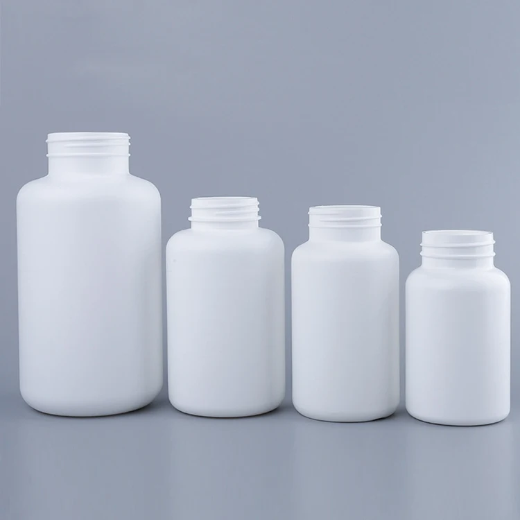 100ml 120ml 150ml 200ml 250ml PE White Empty Plastic Pill Medicine Bottles Gummy Supplement Container with heat Induction seal