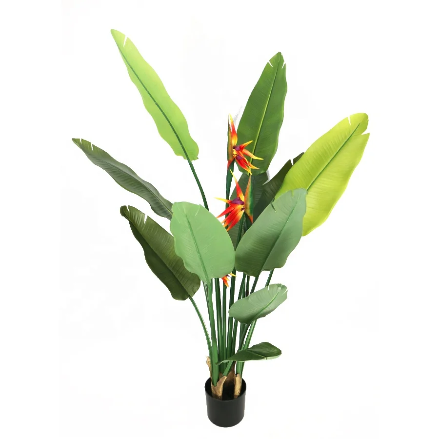 150cm high bird of paradise plant with flowers artificial