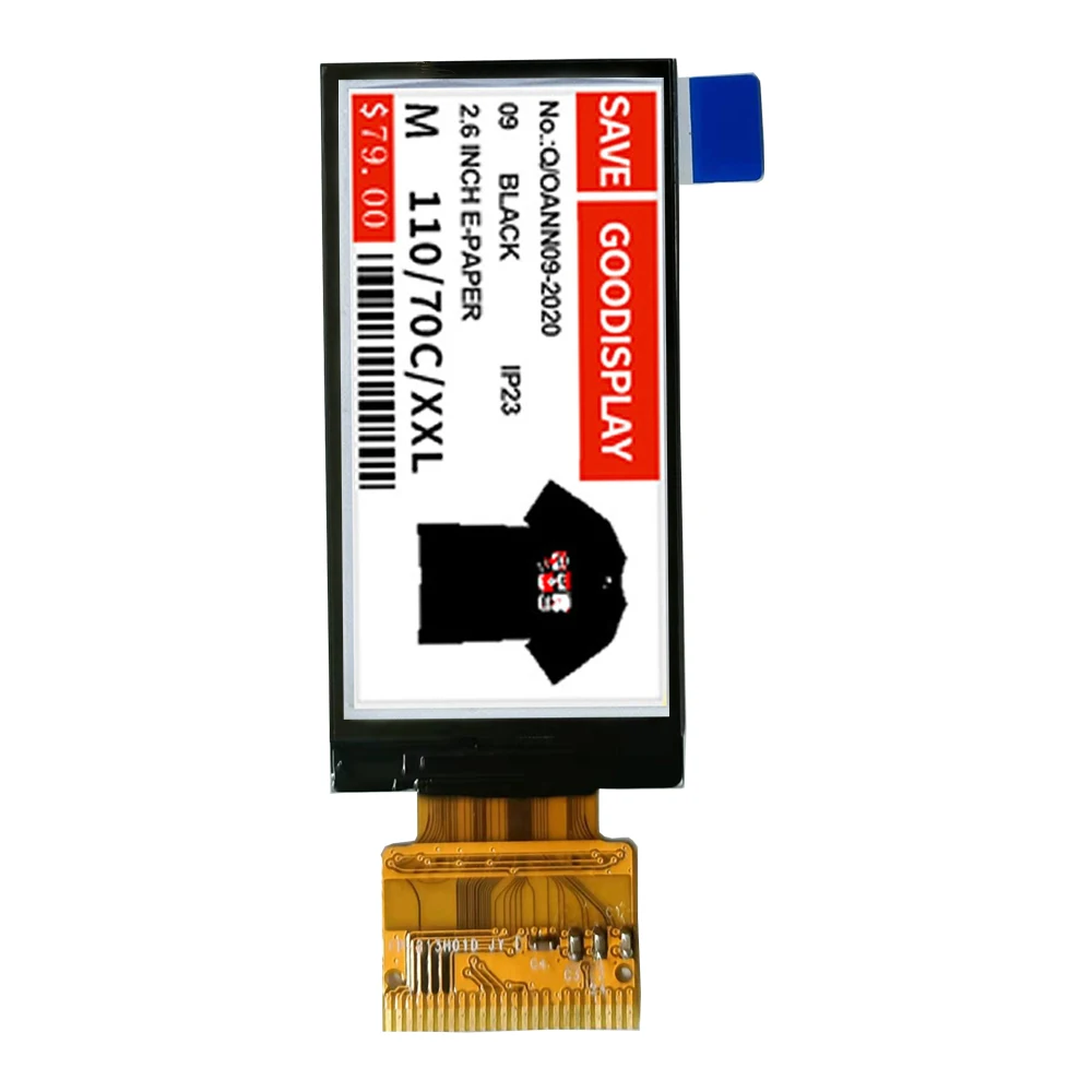 2.13 inch 122x250 Epaper Wireless Digital Price Tag Display E-ink Shelf Label ESL Supermarket electronic e ink display