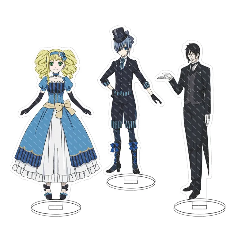 10 Style Black Butler Ciel Phantomhive Figure Kuroshitsuji Anime Standee Anime Acrylic Stand Figure Standing Plate